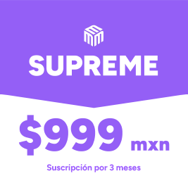 Suscripción Supreme por 3 Meses